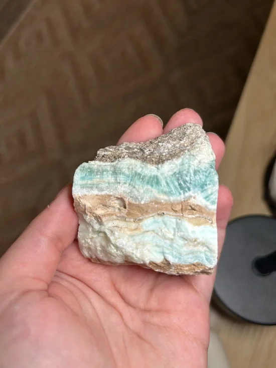 Raw Specimen Carribean Calcite - Picture 1 of 2